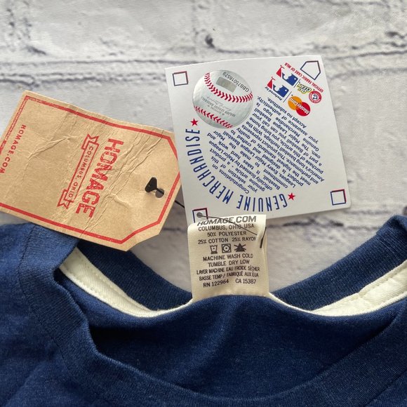 Homage Cleveland Indians Big C Short Sleeve Shirt - Picture 8 of 8